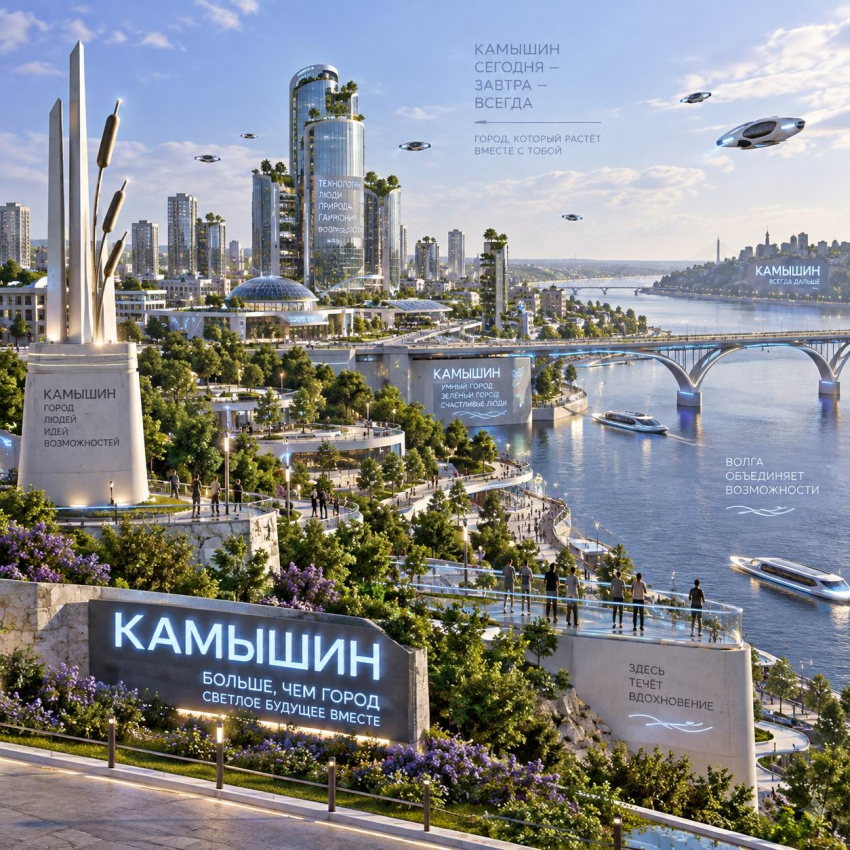 Искусственный интеллект показал вид Камышина в будущем