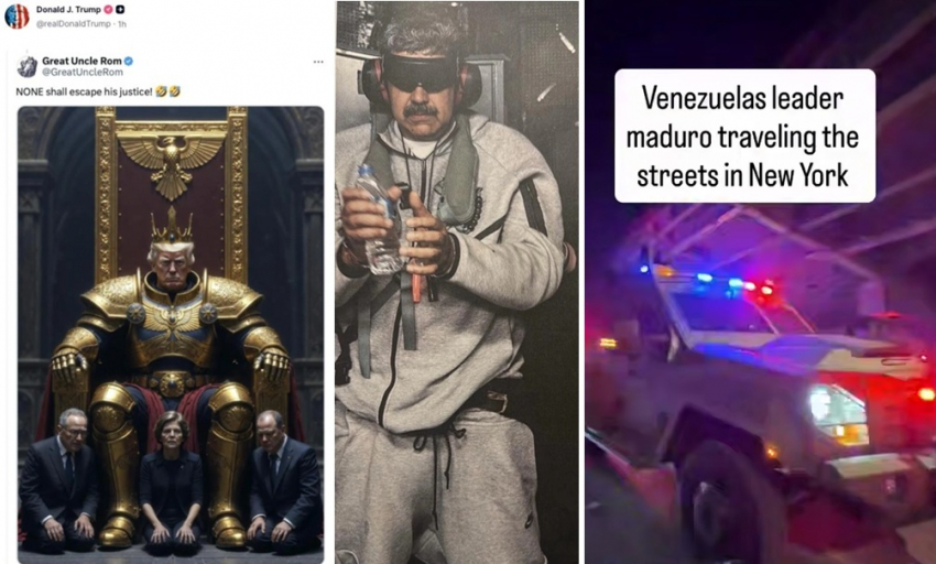 Мадуро возят по Нью-Йорку на потеху толпе: У Трампа триумф по-древнеримски, где пленных вождей водили в цепях за колесницей Цезаря