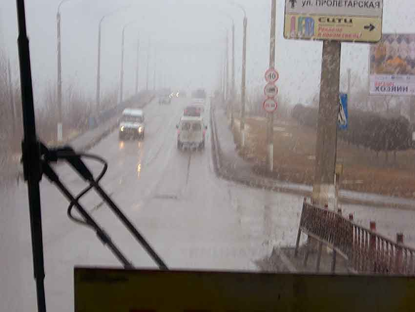 Туман накрывает Волгоградскую область  