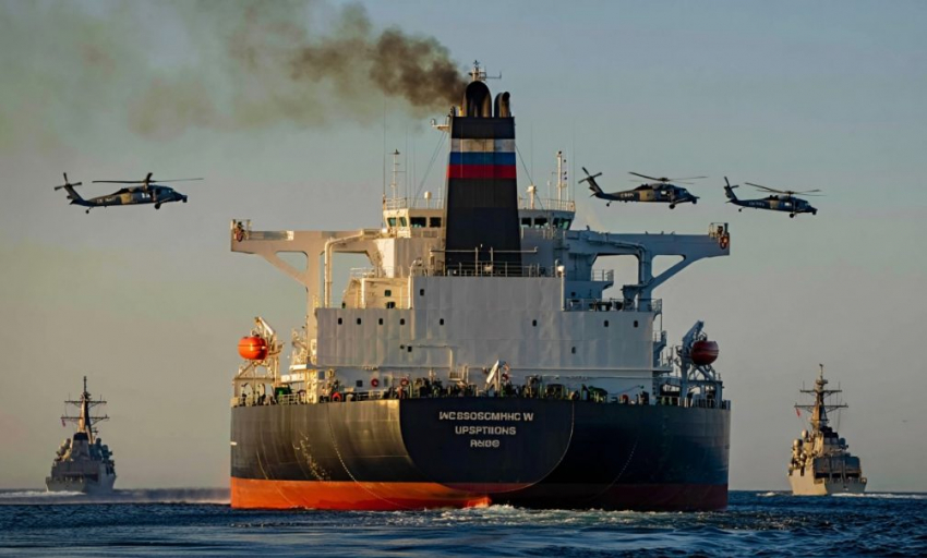 Возможно столкновение России и США: РФ бросила подлодку и корабли на защиту танкера от американцев, - «Блокнот - Россия"