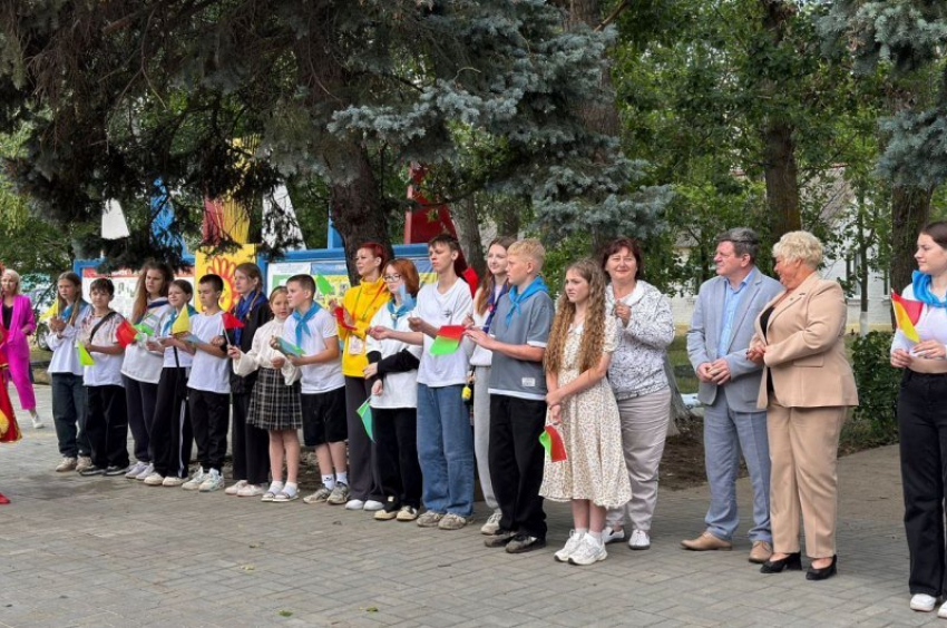 В камышинском загородном лагере «Солнечный» торжественно открыли новую столовую