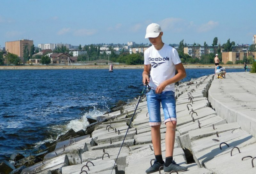 Никульников Алексей – самый юный рыболов в Камышине