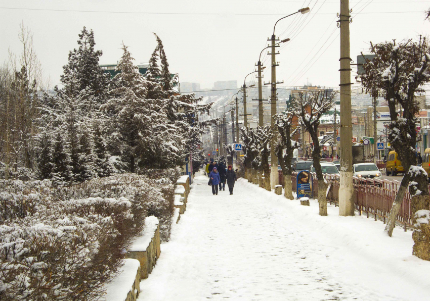 Сегодня весь день Камышин будет заметать снегом